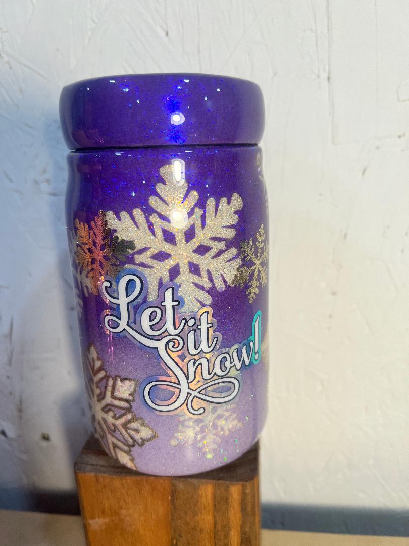Purple Mason Jar