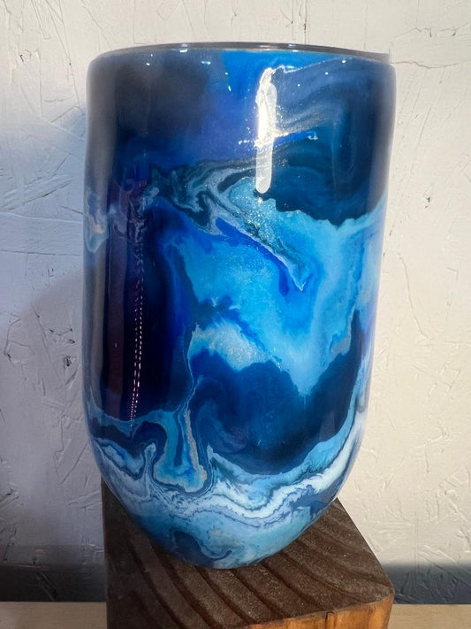Blue Ink Drop