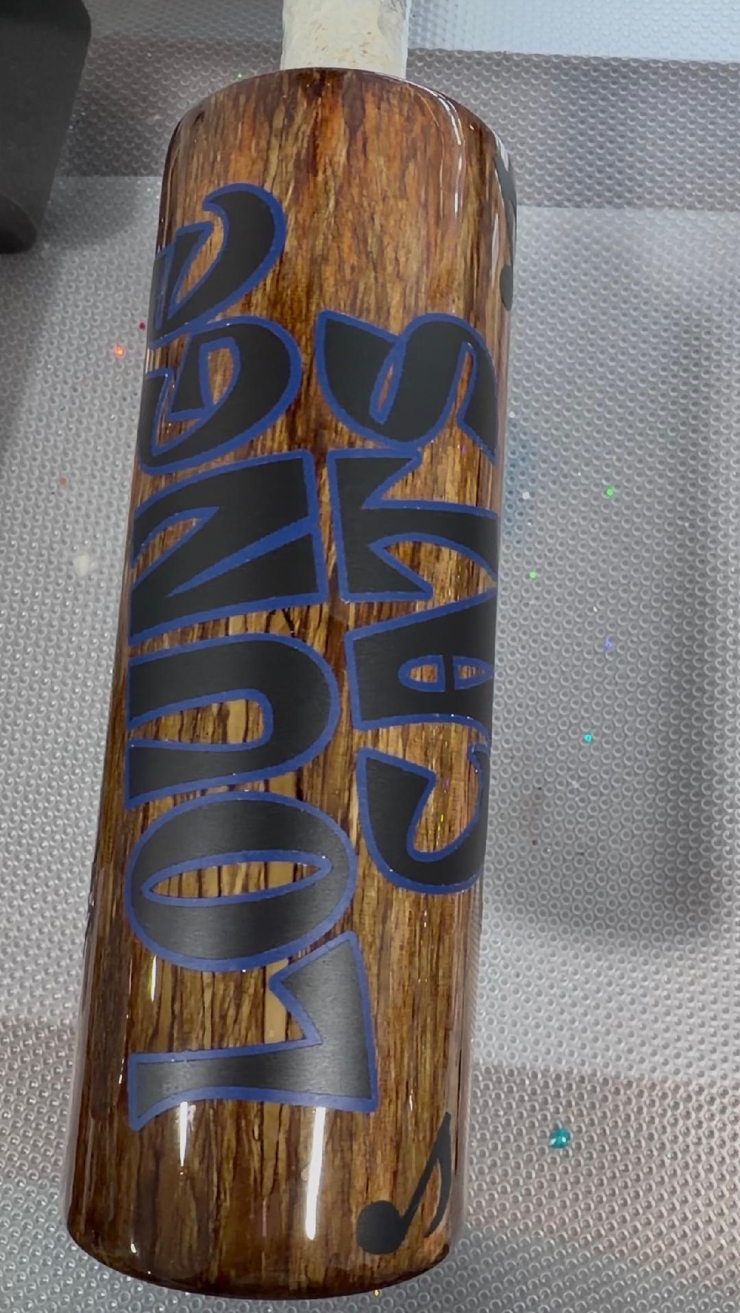 JB Webb Lounge Cat Tumbler Woodgrain